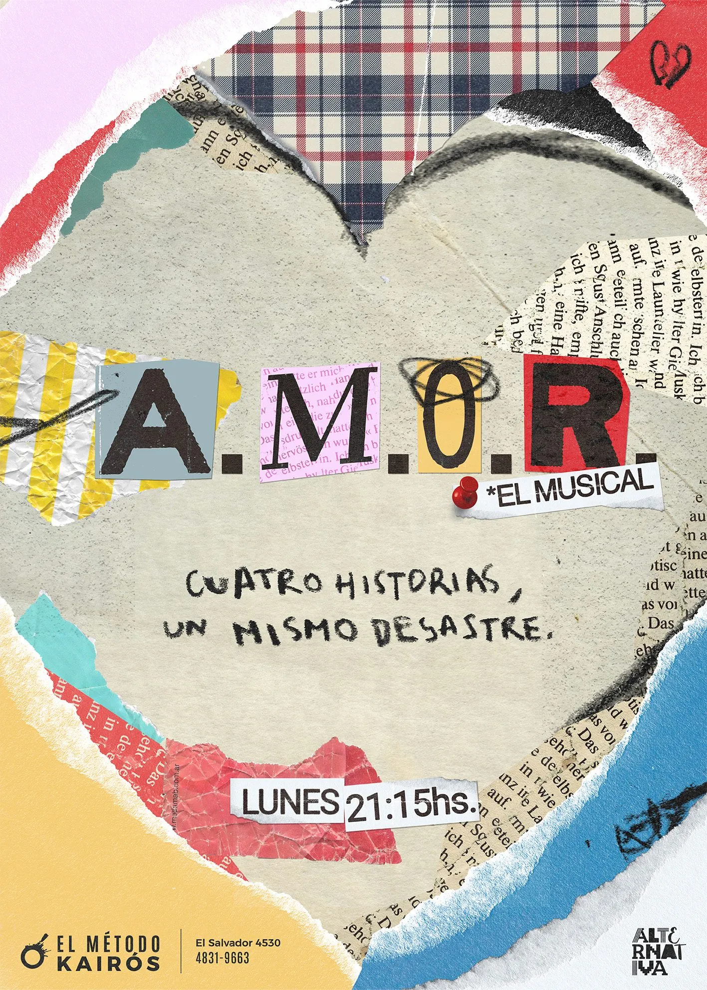 Imagen de difusión de «A.M.O.R. El musical»