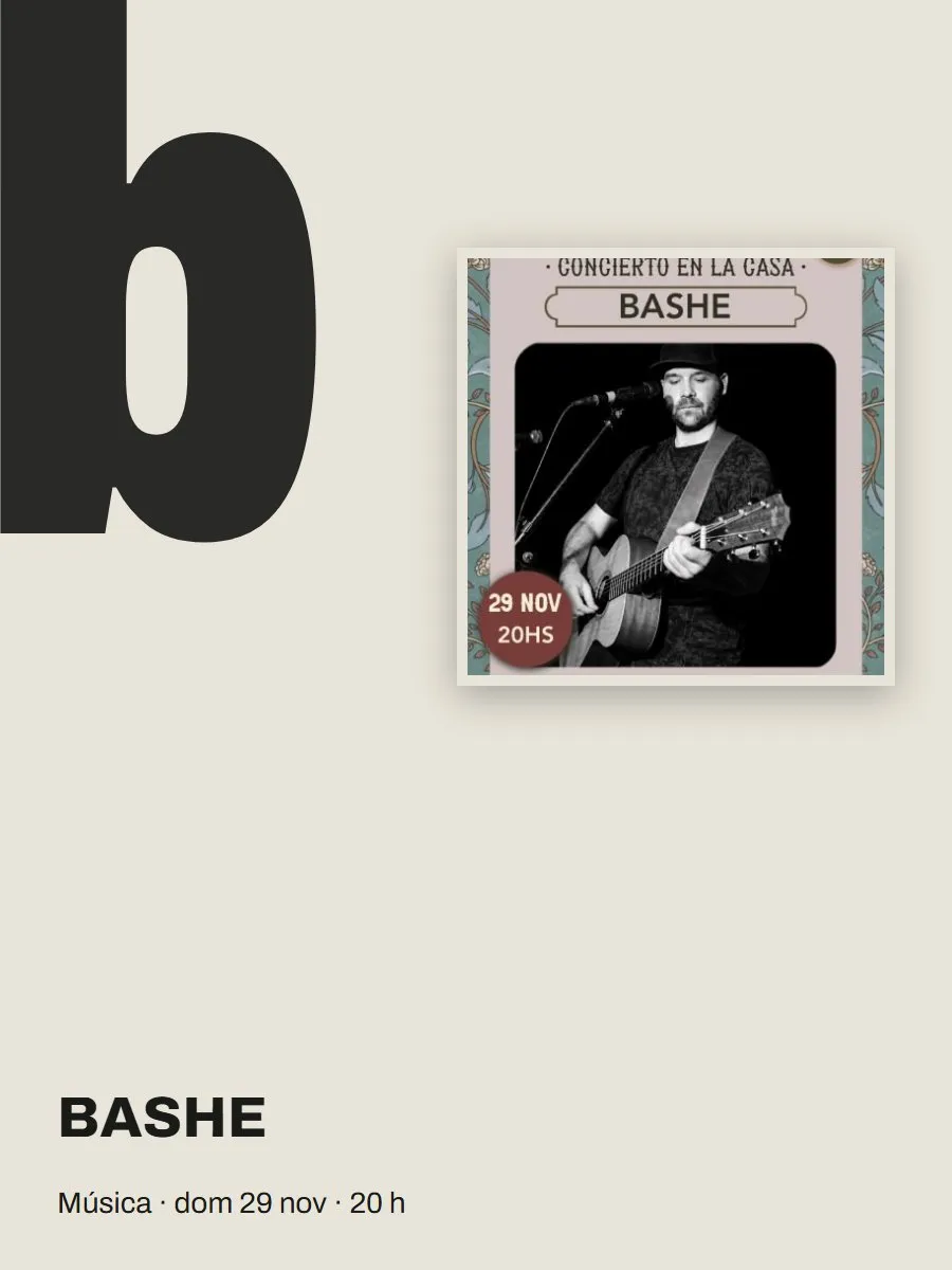 Afiche de «Bashe»
