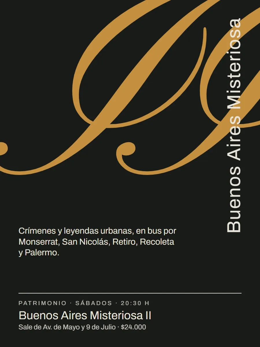 Afiche de «Buenos Aires Misteriosa II»