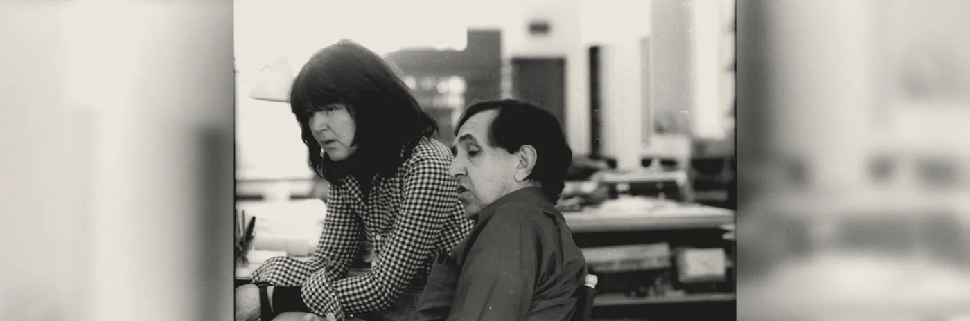 Imagen de difusión de «César Pelli y Diana Balmori: arquitectura de una biblioteca compartida»