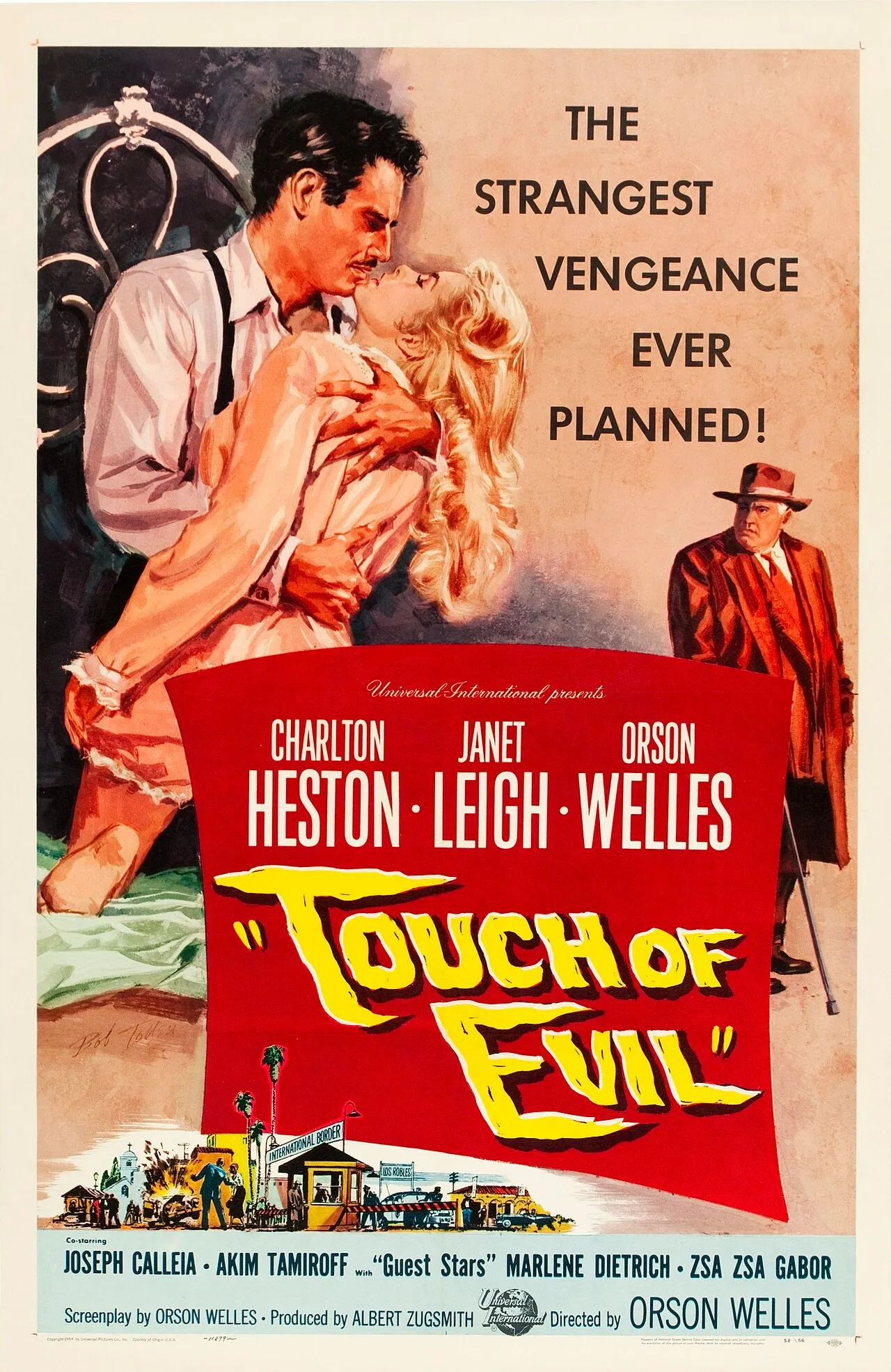 Afiche original de «Sed de mal» (Touch of Evil, 1958)