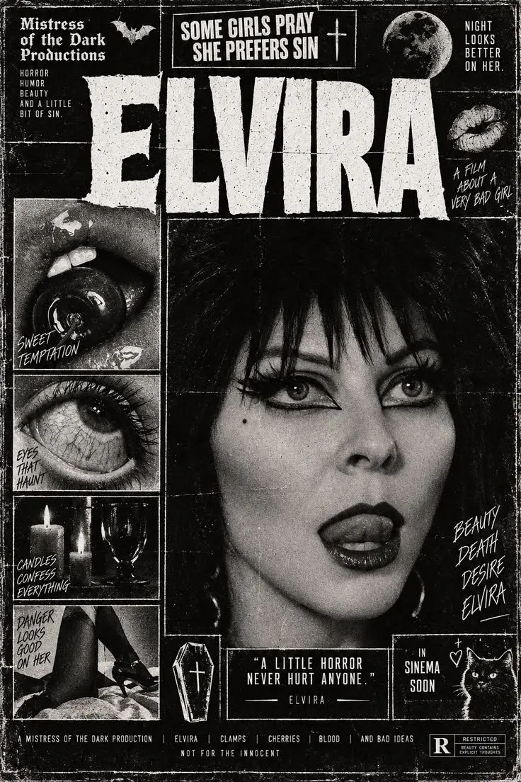 Afiche de la película «Elvira: Mistress of the Dark»