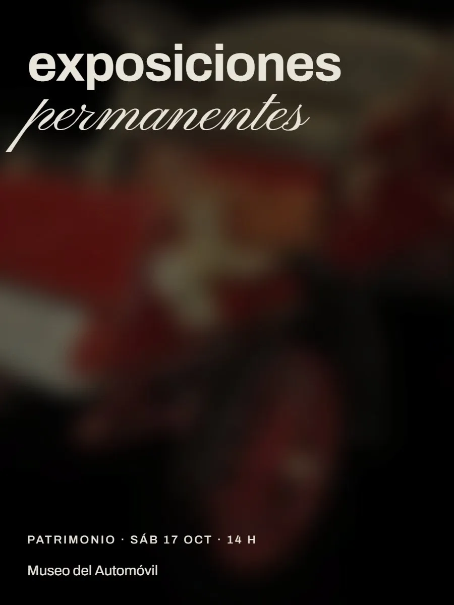 Afiche de «Exposiciones Permanentes»
