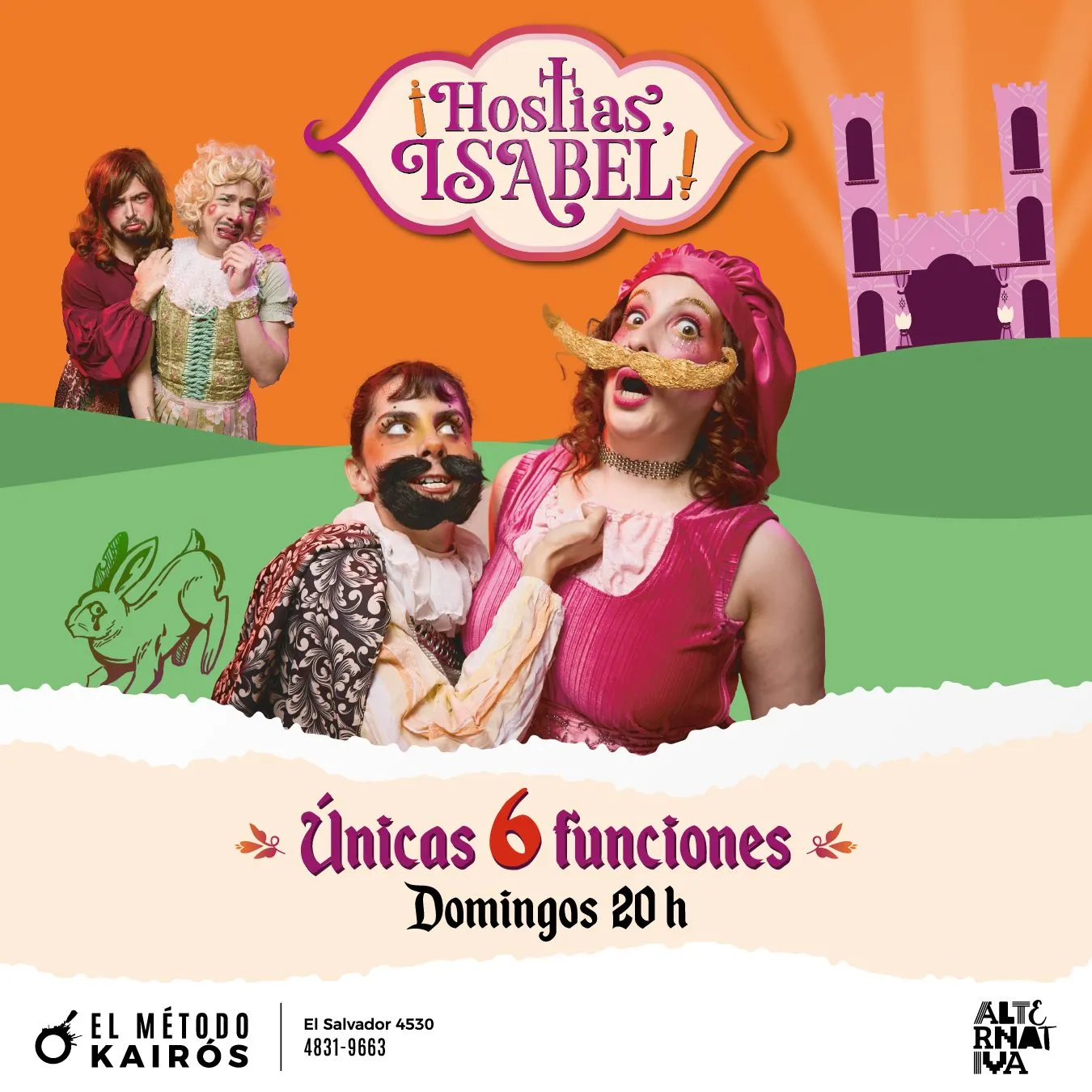 Imagen de difusión de «¡Hostias, Isabel!»