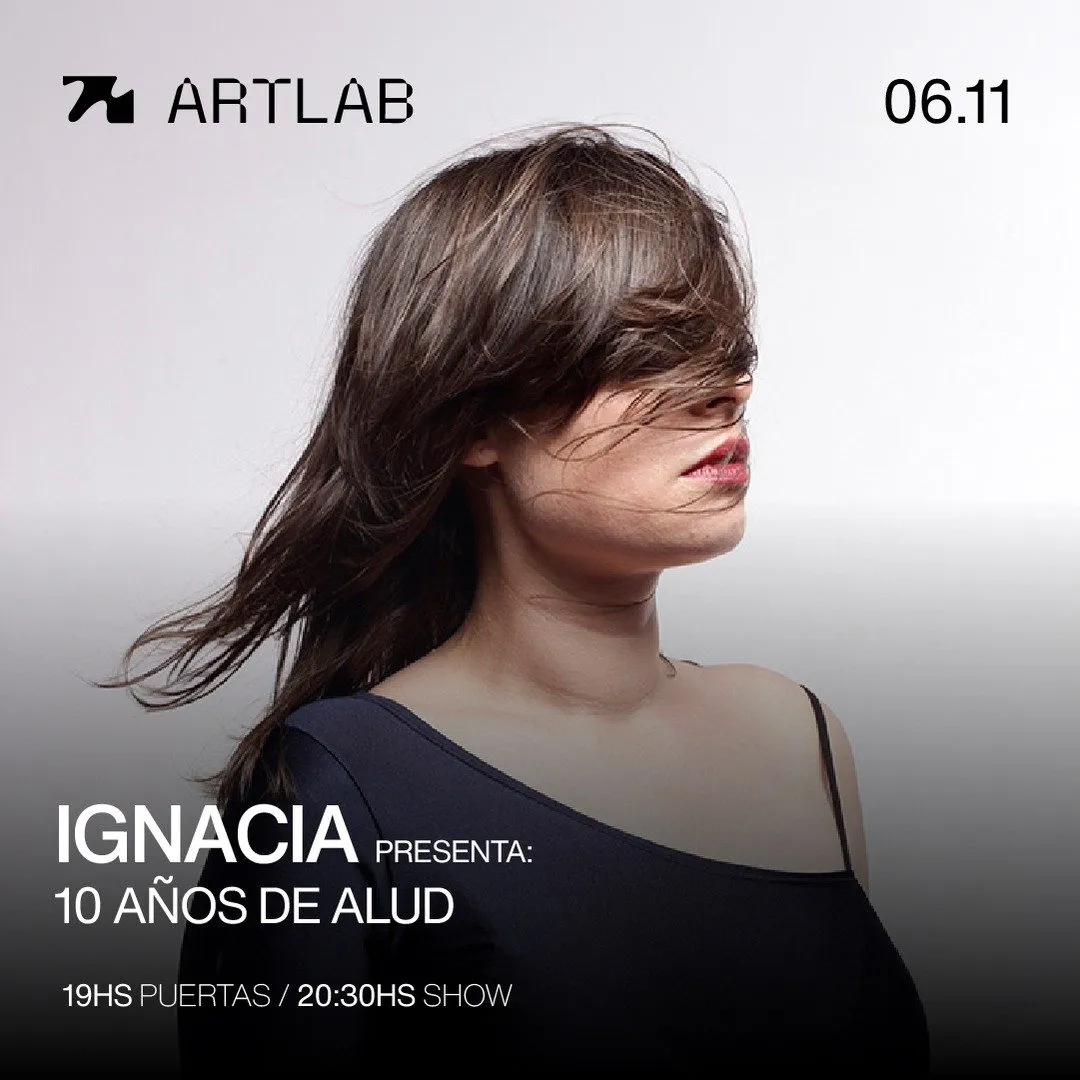 Imagen de difusión de «Ignacia presenta: 10 años de Alud»