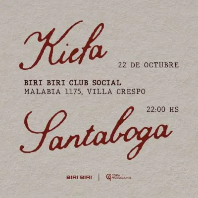 Imagen de difusión de «Kiefa + Santaboga»