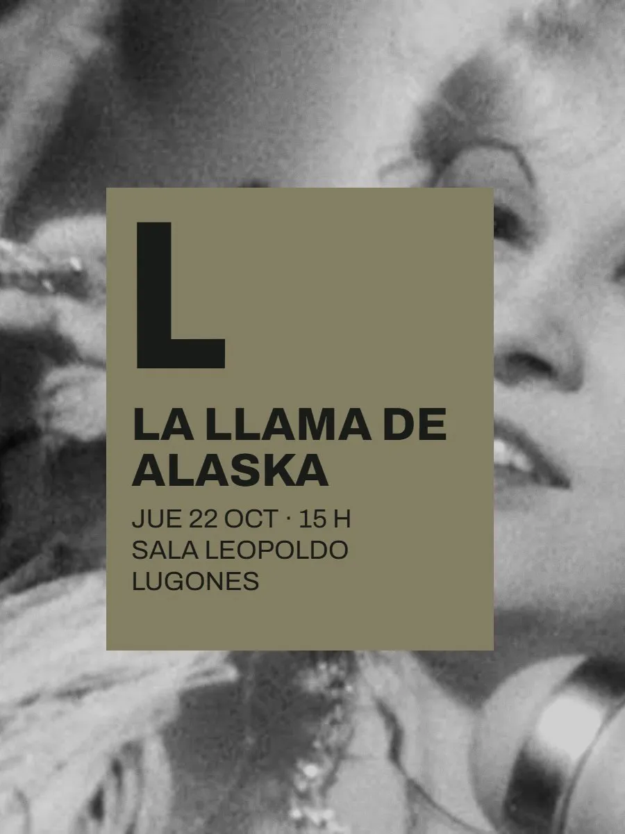 Afiche de «La llama de Alaska»