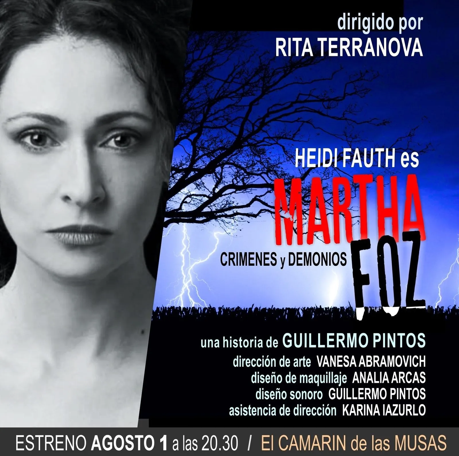 Imagen de difusión de «Martha Foz, crímenes y demonios»