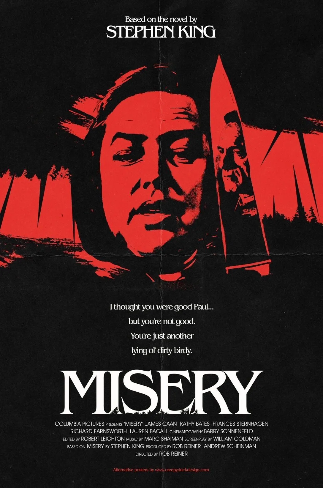 Afiche de la película «Misery»