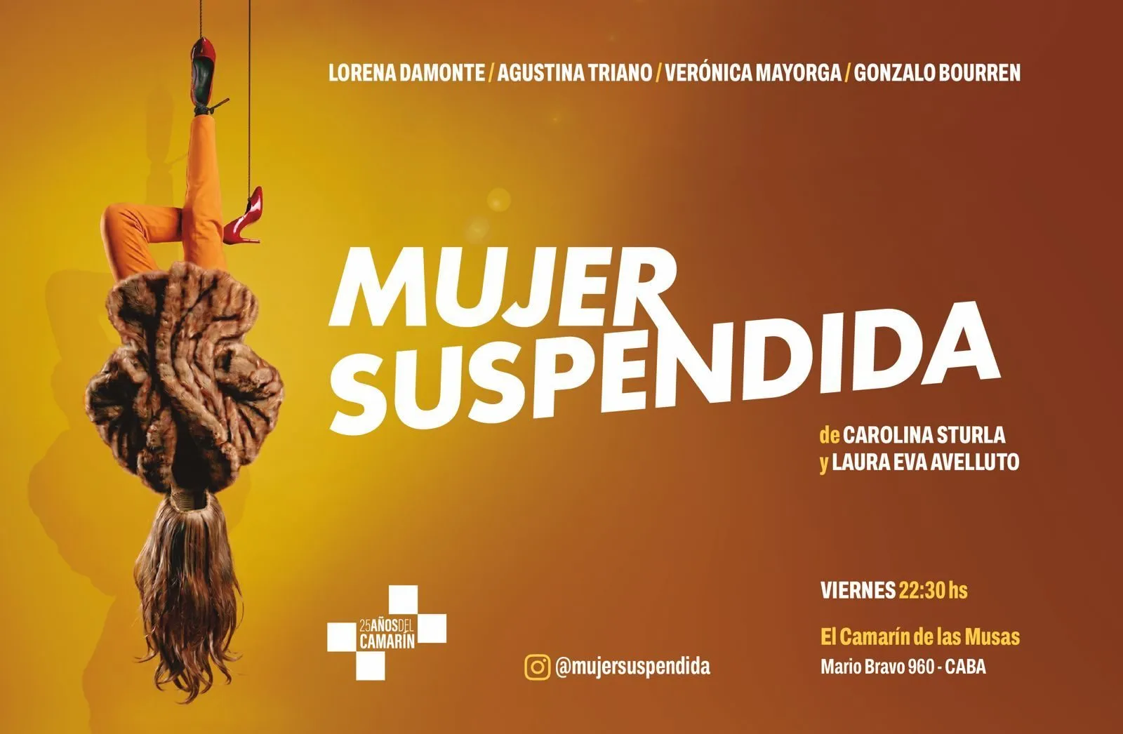 Imagen de difusión de «Mujer suspendida»