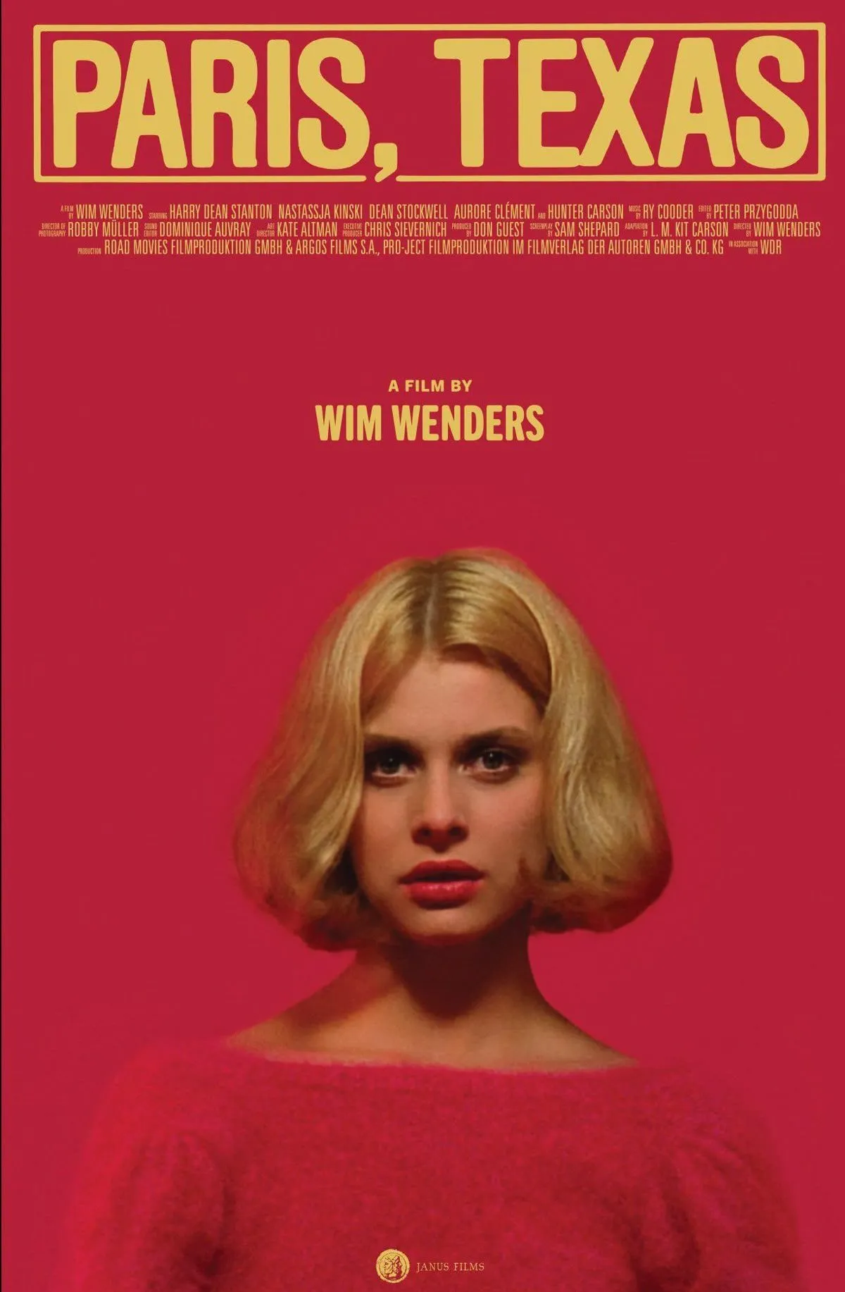 Afiche de la película «Paris, Texas»