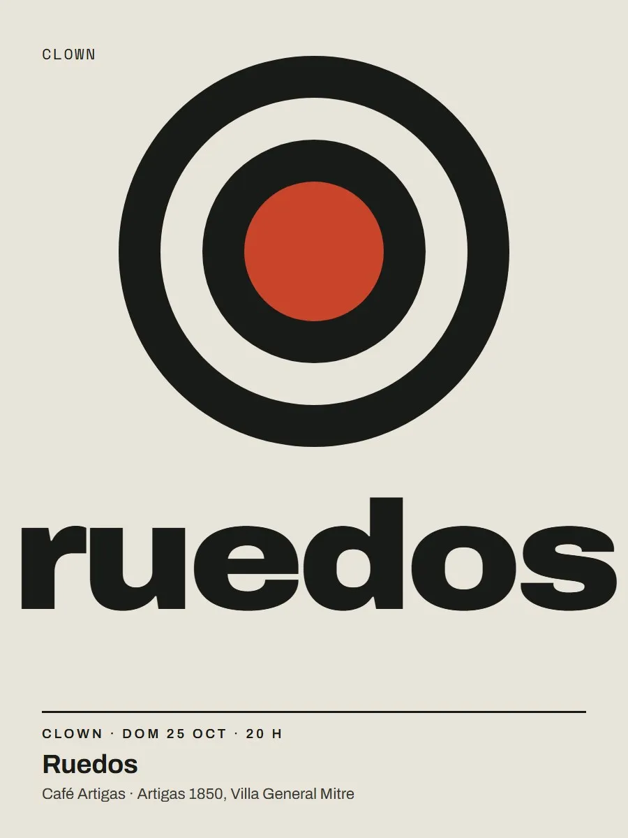 Afiche de «Ruedos»