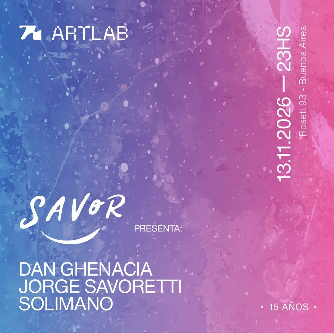 Imagen de difusión de «SAVOR presenta: Dan Ghenacia + Jorge Savoretti + Solimano»