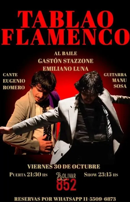 Imagen ilustrativa para «Tablao Flamenco: Gastón Stazzone y Emiliano Luna»