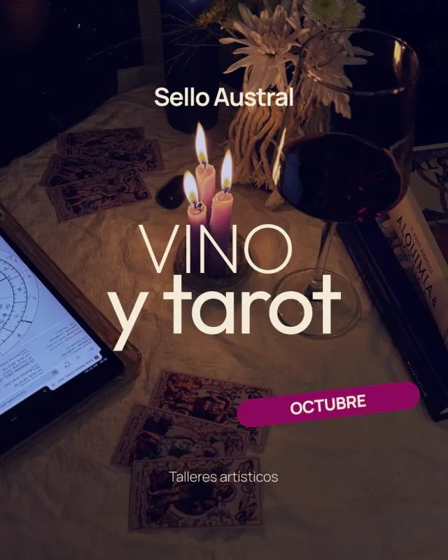 Imagen de difusión de «Tarot y Vino»