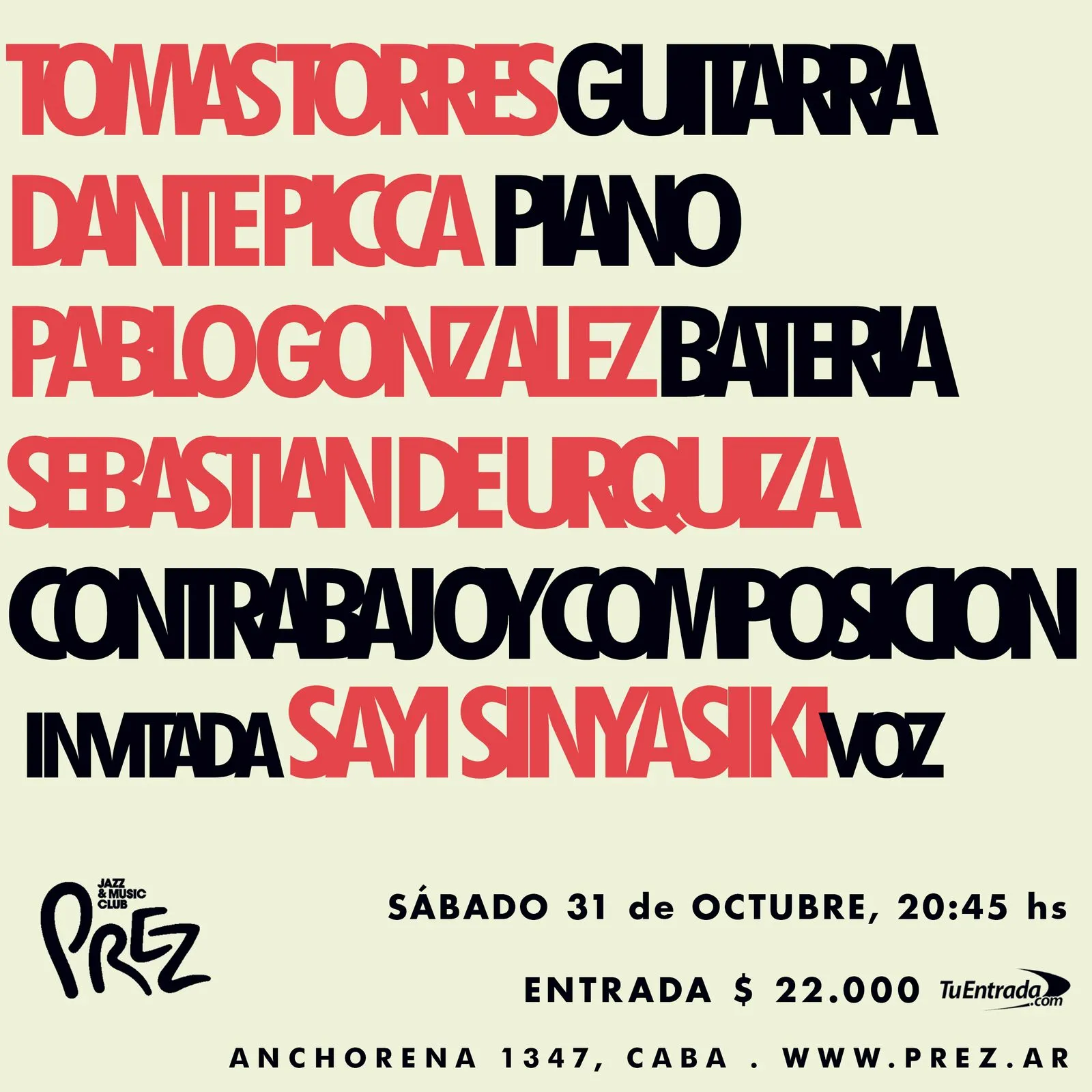 Imagen de difusión de «Torres - Picca - Gonzalez - De Urquiza»