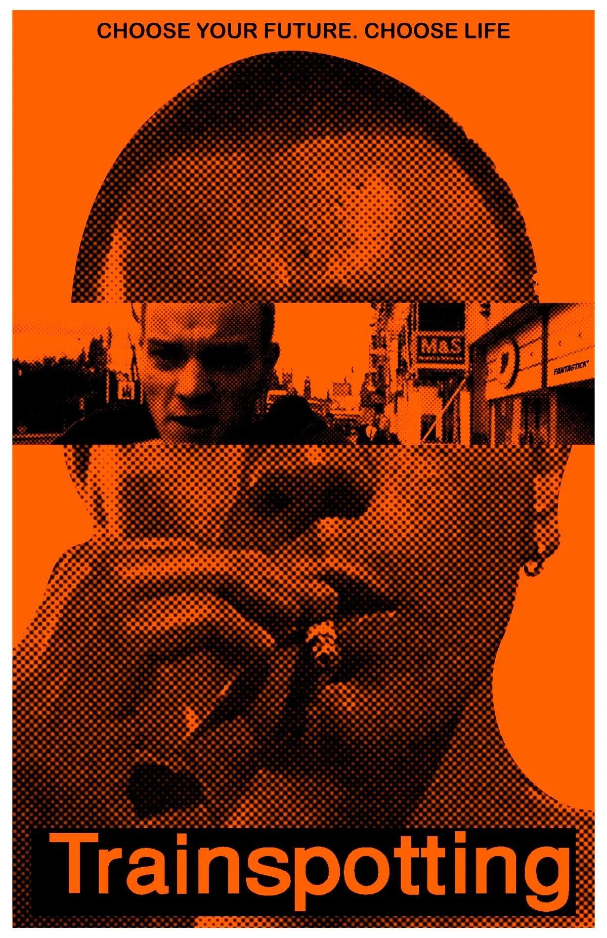 Afiche de la película «Trainspotting»
